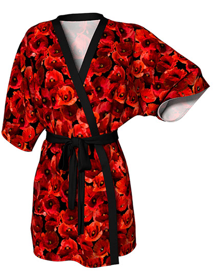 Red PoppyKimono2