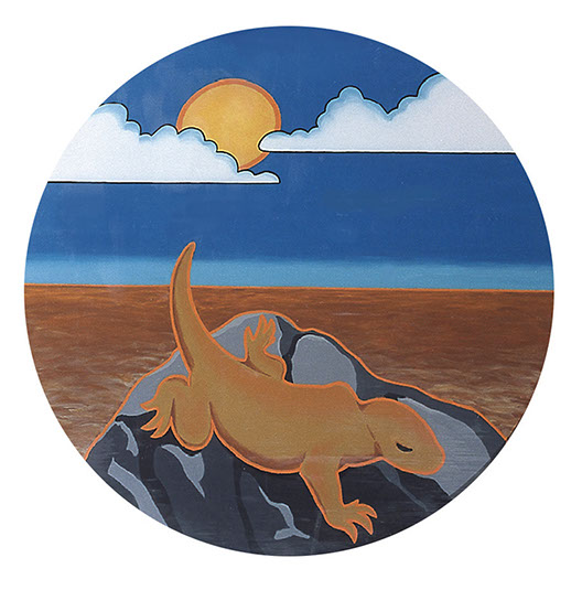 round lizard table