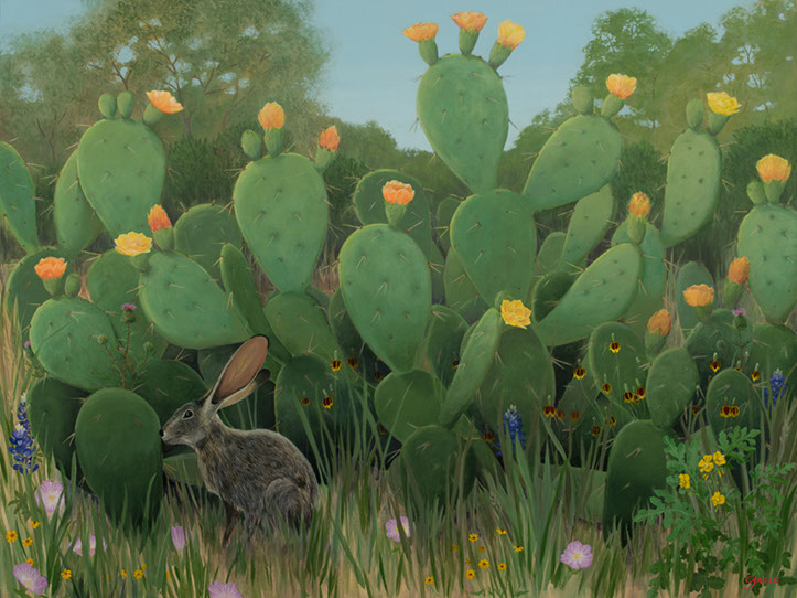 cactusrabbit painting