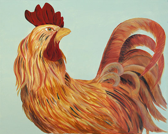 Rooster 8x10