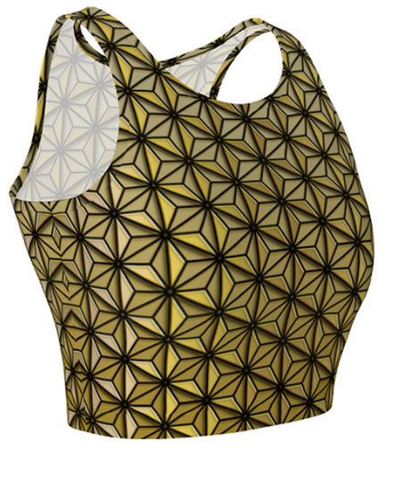 HexagonalStarAthleticCropTop