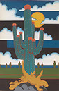 Lizard and Cactus
